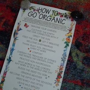 3 for $25! How to Go Organic poster